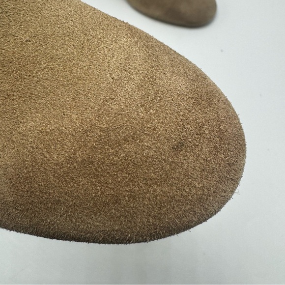 Chocolat Blu Suede Ankle Boot Brown Women’s Size 36/5.5-6 Block Heel Fall Boot - Picture 11 of 12